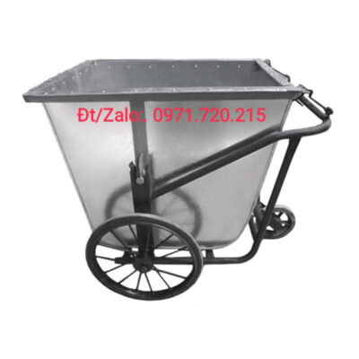 Xe đẩy rác INox 500 lít, giá rẻ nhất Thanh Hóa